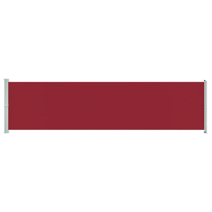 Seitenmarkise Ausziehbar 600x160 cm Rot