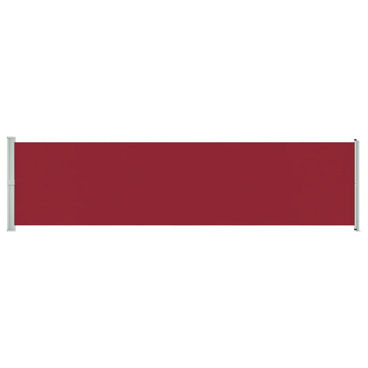 Seitenmarkise Ausziehbar 600x160 cm Rot