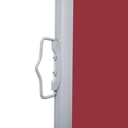 Ausziehbare Seitenmarkise 170x1200 cm Rot