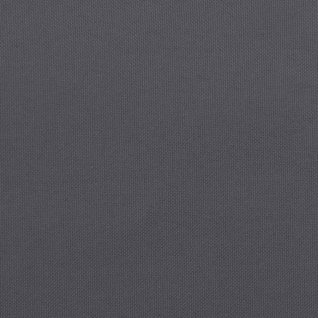 Gartenstuhl-Kissen 6 Stk. Anthrazit 40x40x3 cm Oxford-Gewebe