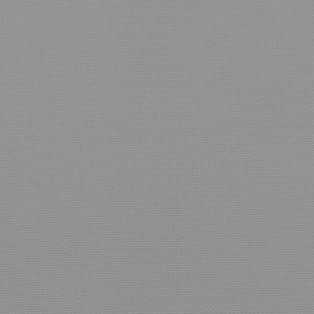 Gartenstuhl-Kissen 2 Stk. Grau 40x40x4 cm Oxford-Gewebe