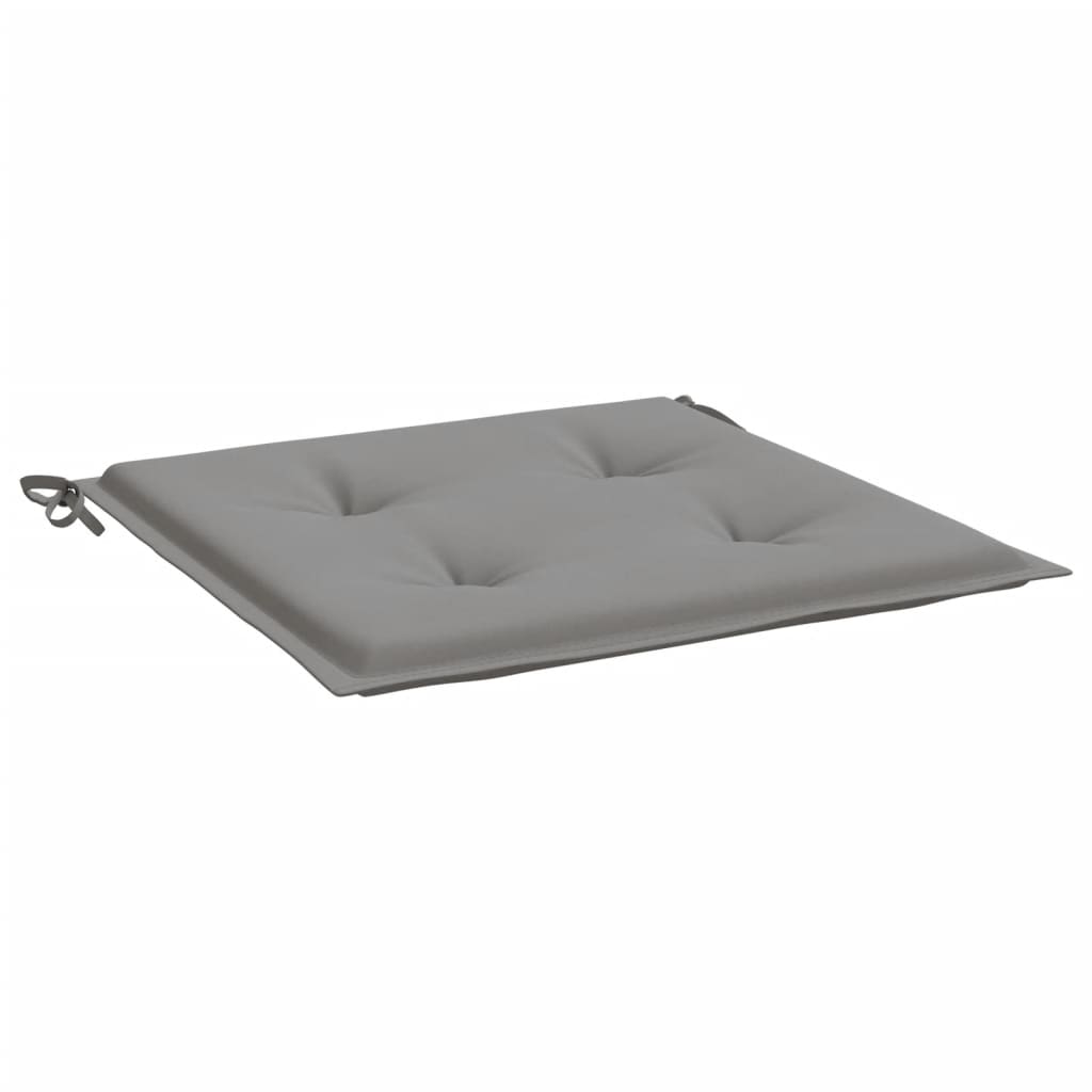Gartenstuhl-Kissen 6 Stk. Grau 40x40x4 cm Oxford-Gewebe