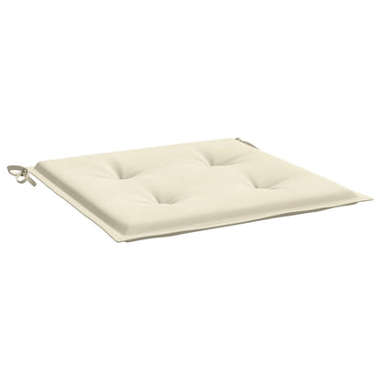 Gartenstuhl-Kissen 6 Stk. Creme 40x40x4 cm Oxford-Gewebe