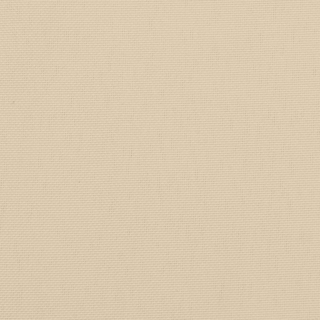 Gartenstuhl-Kissen 6 Stk. Beige 40x40x4 cm Oxford-Gewebe