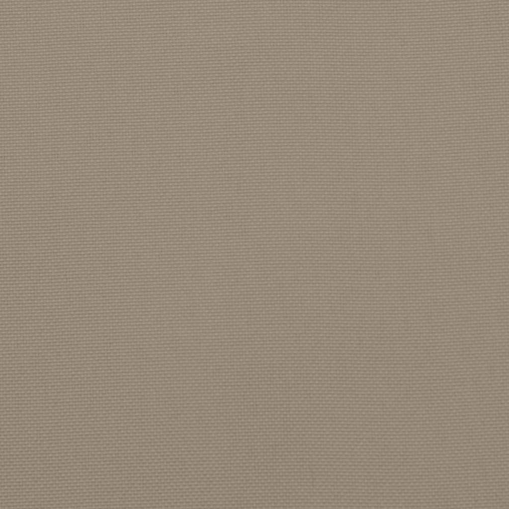 Gartenstuhl-Kissen 6 Stk. Taupe 40x40x4 cm Oxford-Gewebe
