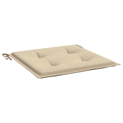 Gartenstuhl-Kissen 4 Stk. Beige 50x50x4 cm Oxford-Gewebe