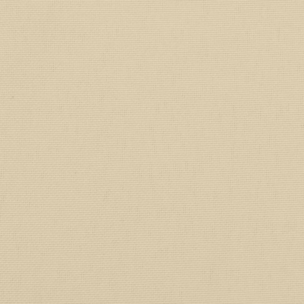Gartenstuhl-Kissen 6 Stk. Beige 50x50x4 cm Oxford-Gewebe