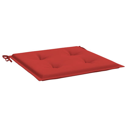 Gartenstuhl-Kissen 4 Stk. Rot 50x50x4 cm Oxford-Gewebe