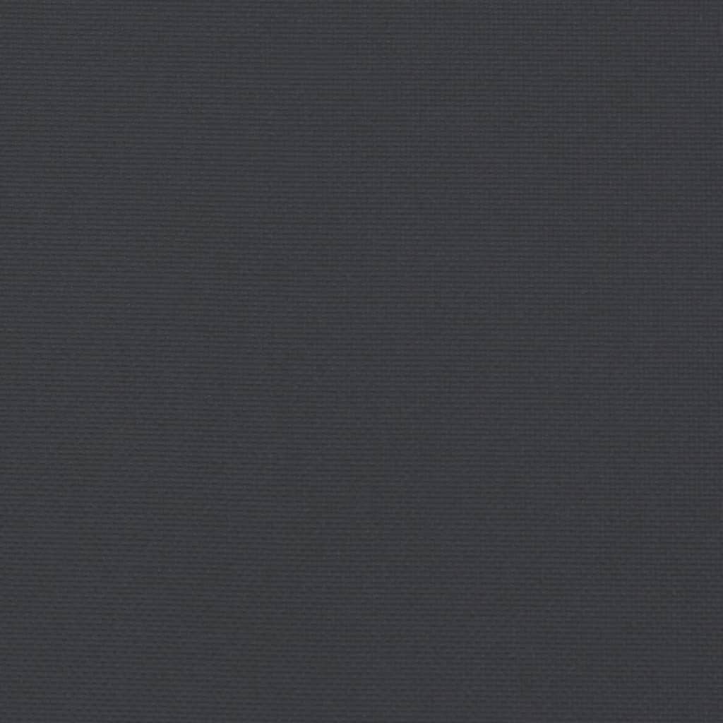 Gartenstuhl-Kissen 6 Stk. Schwarz 50x50x3 cm Oxford-Gewebe
