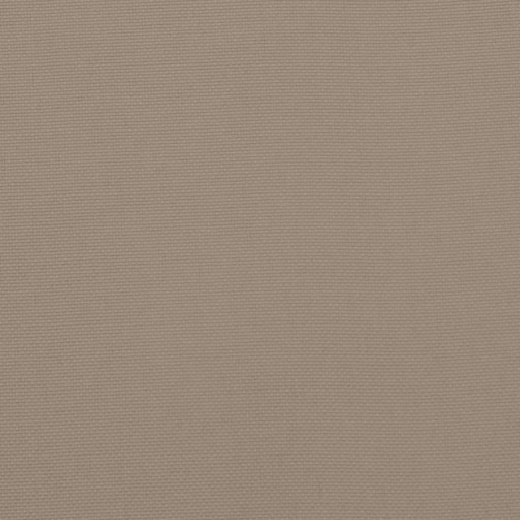 Gartenstuhl-Kissen 4 Stk. Taupe 50x50x4 cm Oxford-Gewebe
