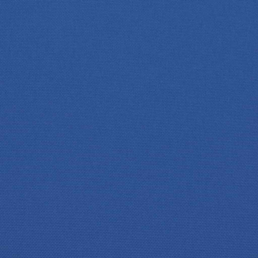 Gartenstuhlauflagen für Hochlehner 2 Stk. Königsblau 120x50x3cm