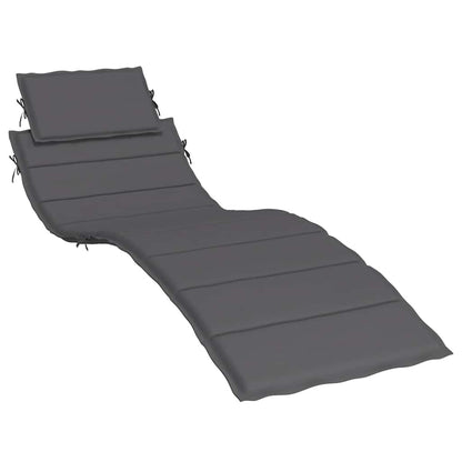 Sonnenliegen-Auflage Anthrazit 186x58x4 cm Oxford-Gewebe