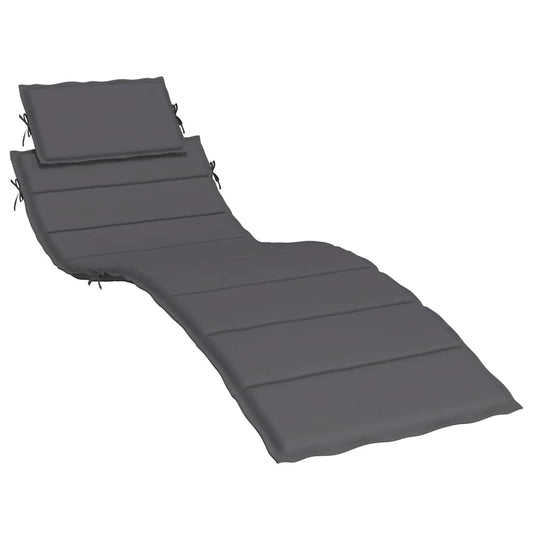 Sonnenliegen-Auflage Anthrazit 186x58x4 cm Oxford-Gewebe