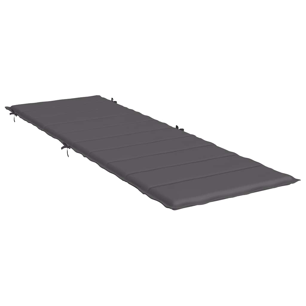 Sonnenliegen-Auflage Anthrazit 186x58x4 cm Oxford-Gewebe
