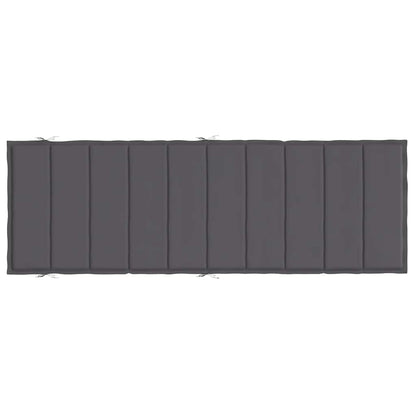 Sonnenliegen-Auflage Anthrazit 186x58x4 cm Oxford-Gewebe