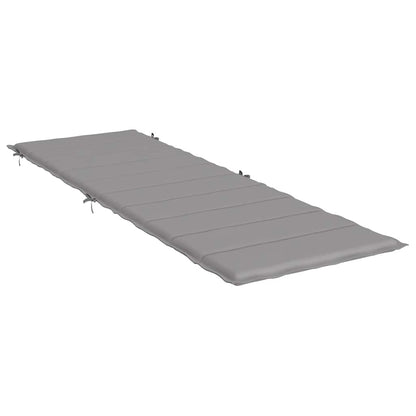 Sonnenliegen-Auflage Grau 186x58x4 cm Oxford-Gewebe