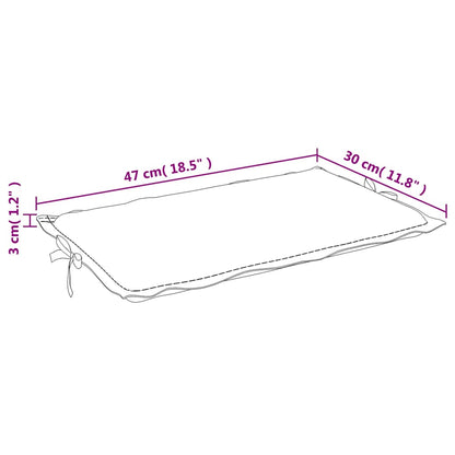 Sonnenliegen-Auflage Grau 186x58x4 cm Oxford-Gewebe