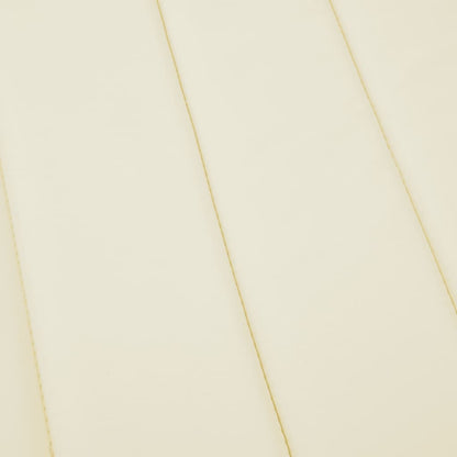 Sonnenliegen-Auflage Creme 186x58x4 cm Oxford-Gewebe