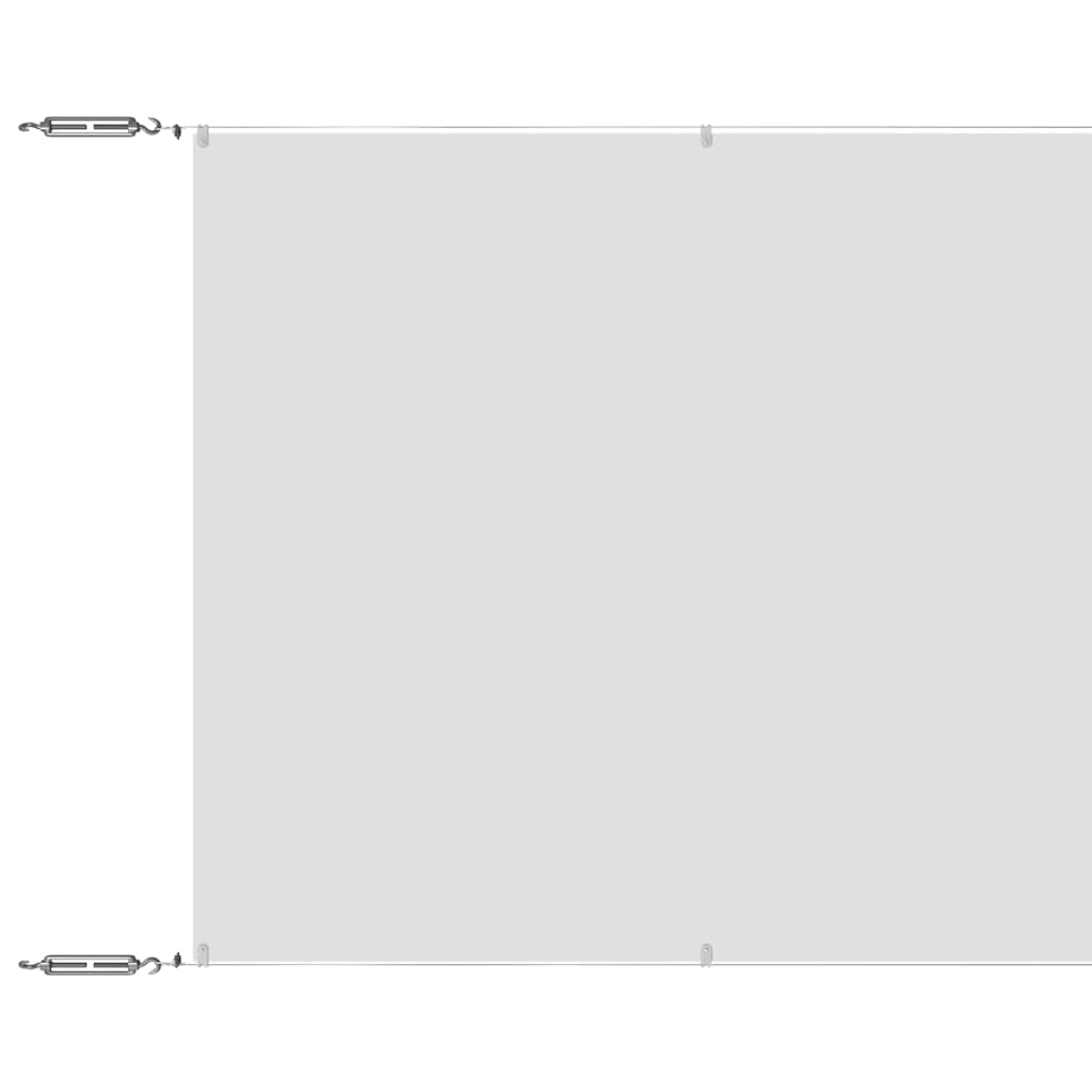 Senkrechtmarkise Weiß 180x1000 cm Oxford-Gewebe
