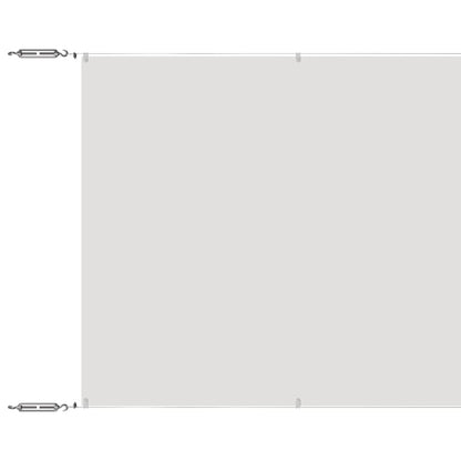 Senkrechtmarkise Weiß 180x1000 cm Oxford-Gewebe