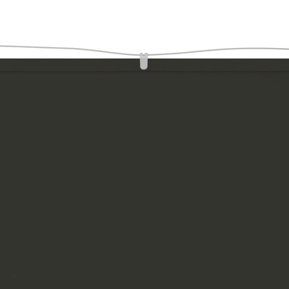 Senkrechtmarkise Anthrazit 60x420 cm Oxford-Gewebe