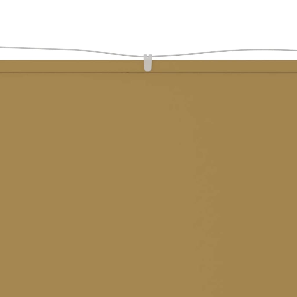 Senkrechtmarkise Beige 60x420 cm Oxford-Gewebe