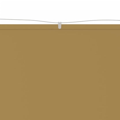 Senkrechtmarkise Beige 100x800 cm Oxford-Gewebe