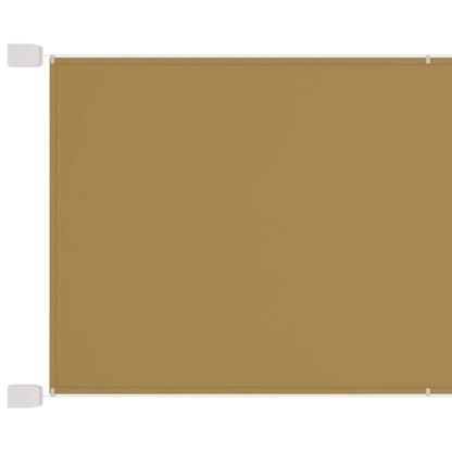 Senkrechtmarkise Beige 100x1000 cm Oxford-Gewebe