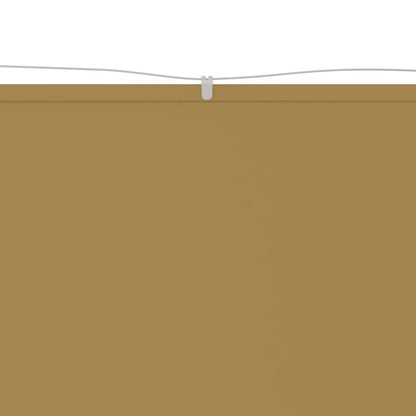 Senkrechtmarkise Beige 100x1000 cm Oxford-Gewebe
