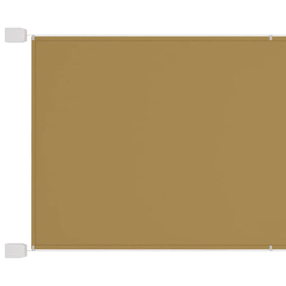 Senkrechtmarkise Beige 100x1200 cm Oxford-Gewebe