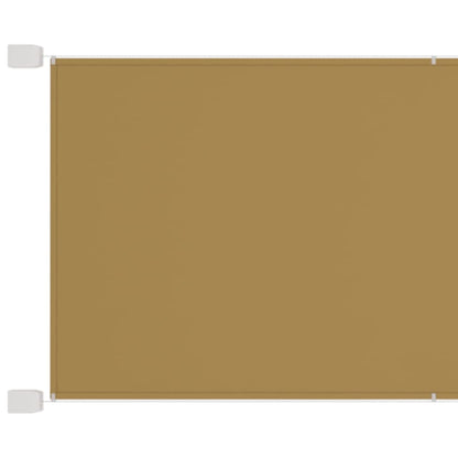 Senkrechtmarkise Beige 140x420 cm Oxford-Gewebe