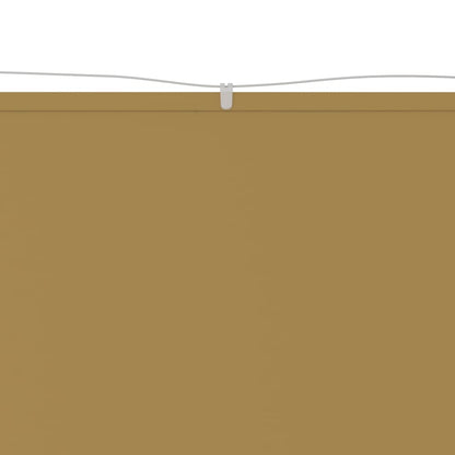 Senkrechtmarkise Beige 140x420 cm Oxford-Gewebe