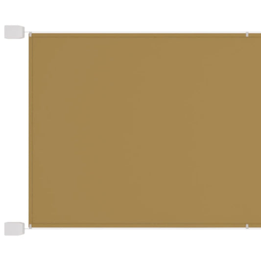 Senkrechtmarkise Beige 140x800 cm Oxford-Gewebe