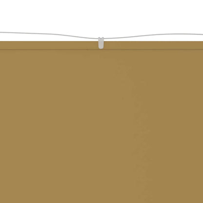 Senkrechtmarkise Beige 140x800 cm Oxford-Gewebe