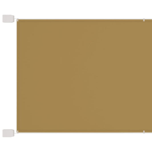Senkrechtmarkise Beige 180x800 cm Oxford-Gewebe