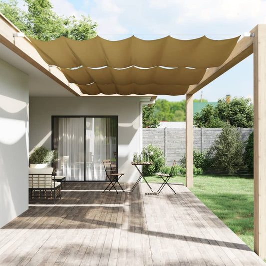 Senkrechtmarkise Beige 200x270 cm Oxford-Gewebe