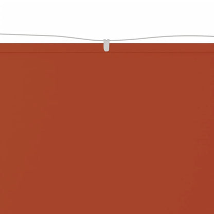 Senkrechtmarkise Terrakotta 60x800 cm Oxford-Gewebe
