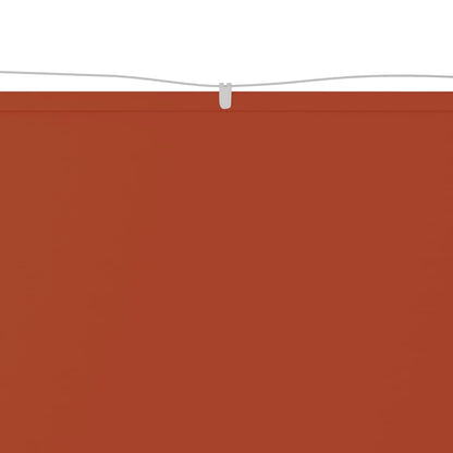 Senkrechtmarkise Terrakotta 180x800 cm Oxford-Gewebe