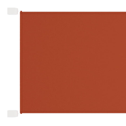 Senkrechtmarkise Terrakotta 180x1000 cm Oxford-Gewebe