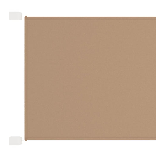 Senkrechtmarkise Taupe 60x1000 cm Oxford-Gewebe