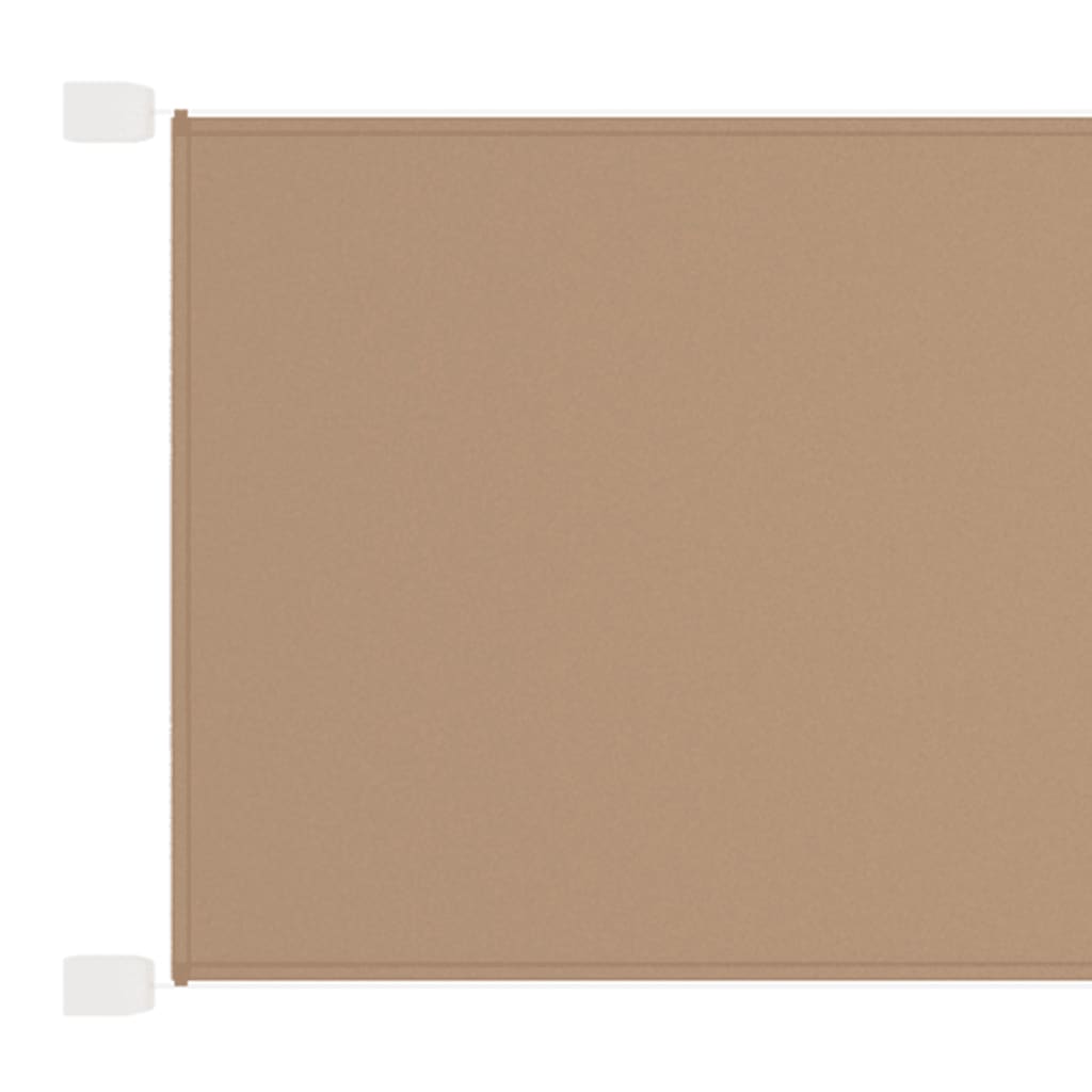 Senkrechtmarkise Taupe 60x1000 cm Oxford-Gewebe