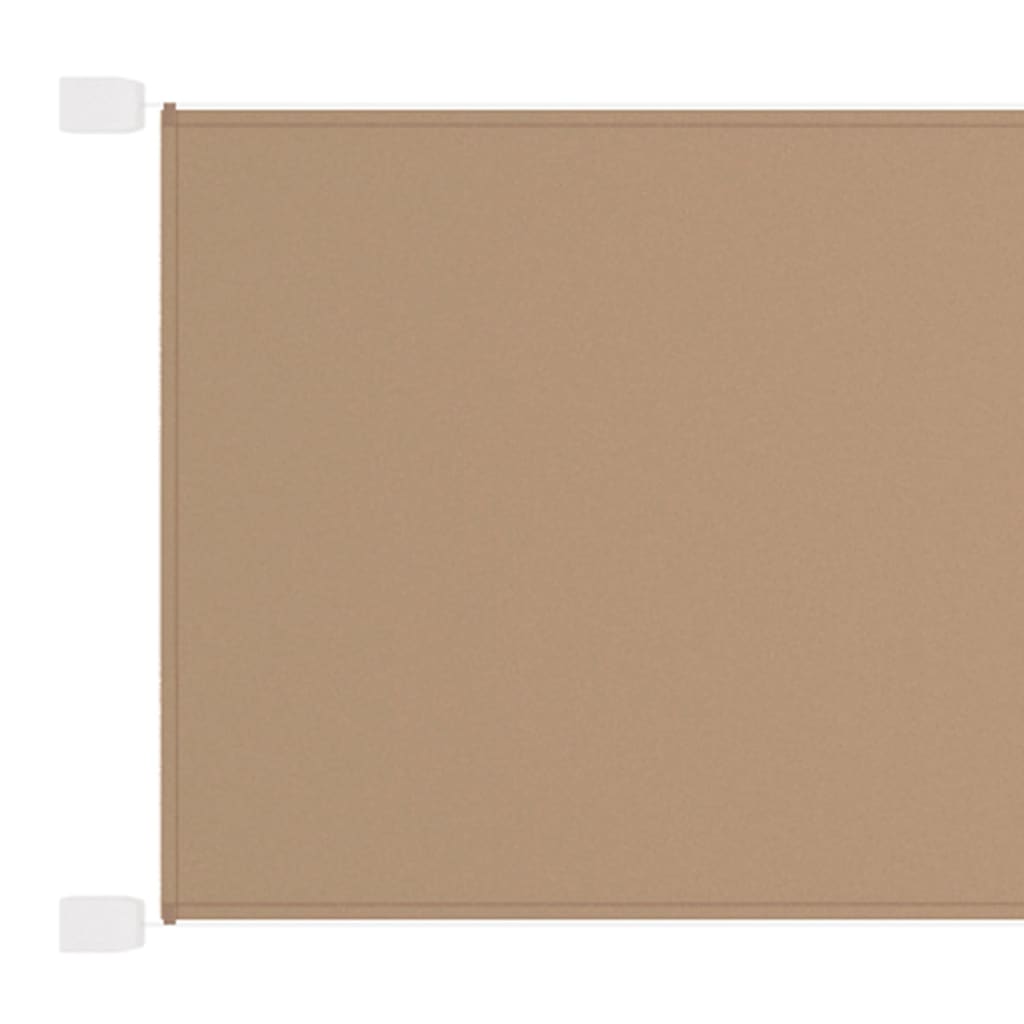 Senkrechtmarkise Taupe 100x800 cm Oxford-Gewebe