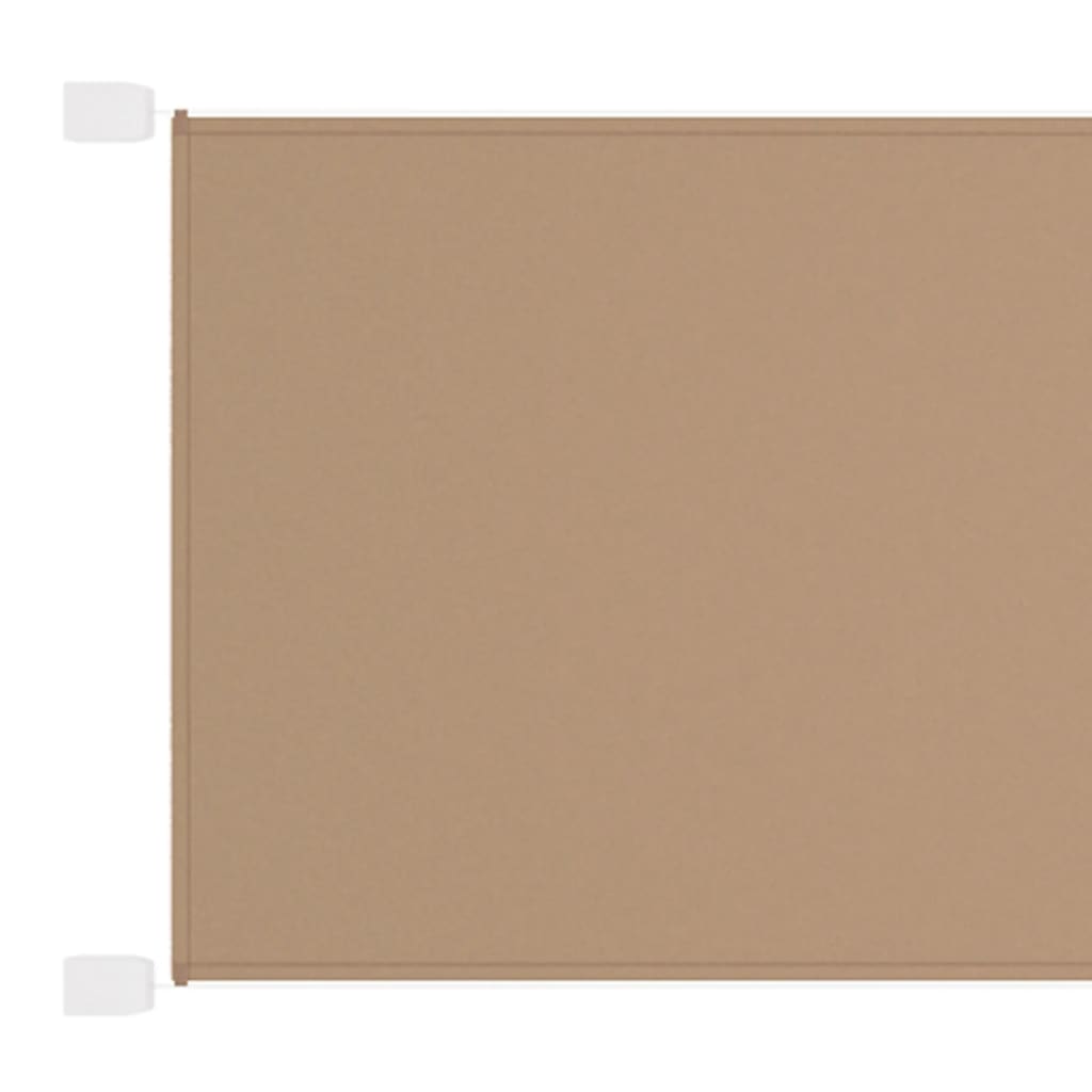 Senkrechtmarkise Taupe 140x420 cm Oxford-Gewebe