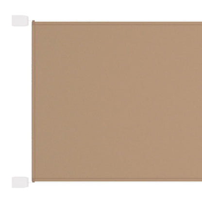Senkrechtmarkise Taupe 140x420 cm Oxford-Gewebe