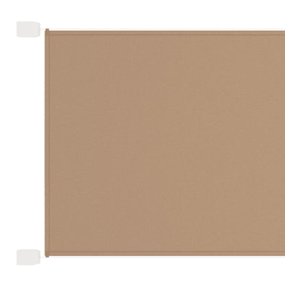 Senkrechtmarkise Taupe 140x600 cm Oxford-Gewebe