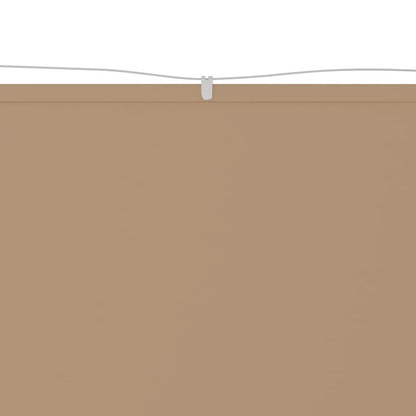 Senkrechtmarkise Taupe 140x600 cm Oxford-Gewebe