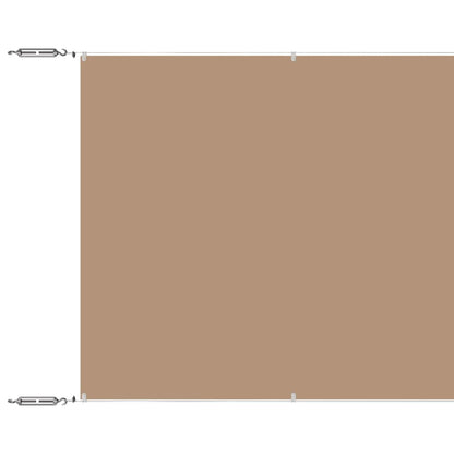 Senkrechtmarkise Taupe 180x1200 cm Oxford-Gewebe