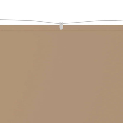 Senkrechtmarkise Taupe 180x1200 cm Oxford-Gewebe