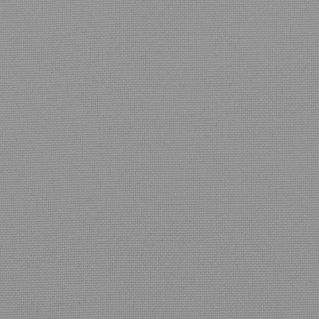 Gartenbank-Auflage Grau 120x(50+50)x7 cm Oxford-Gewebe