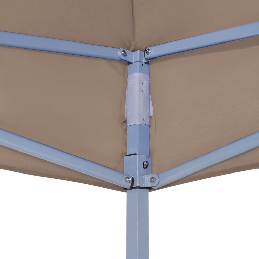 Partyzelt-Dach 2x2 m Taupe 270 g/m²